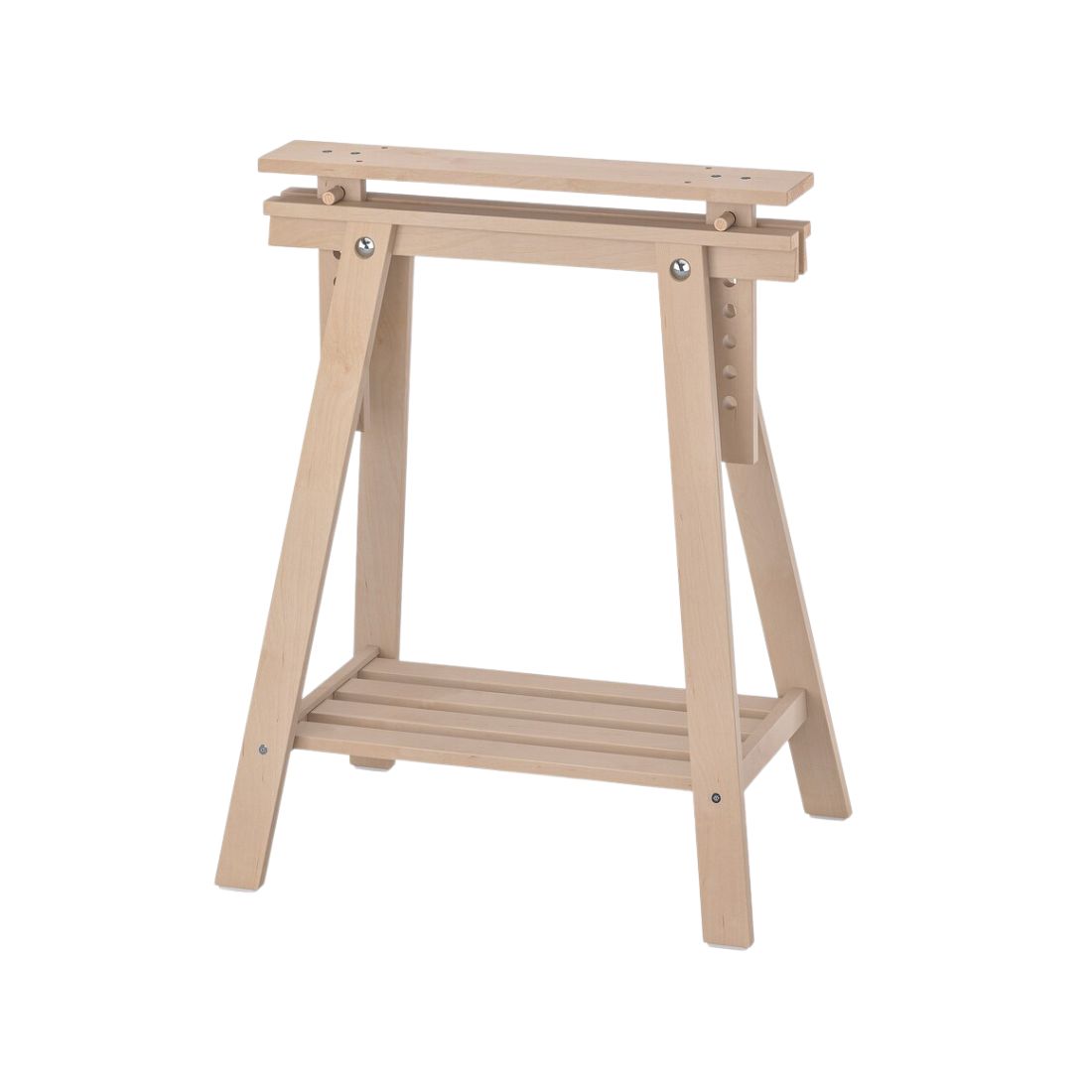 Birch Wood Industrial Work Table