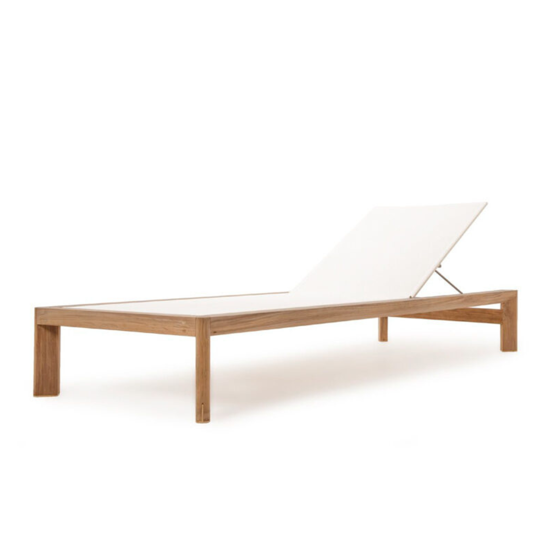 Ora Oak Sun Lounger
