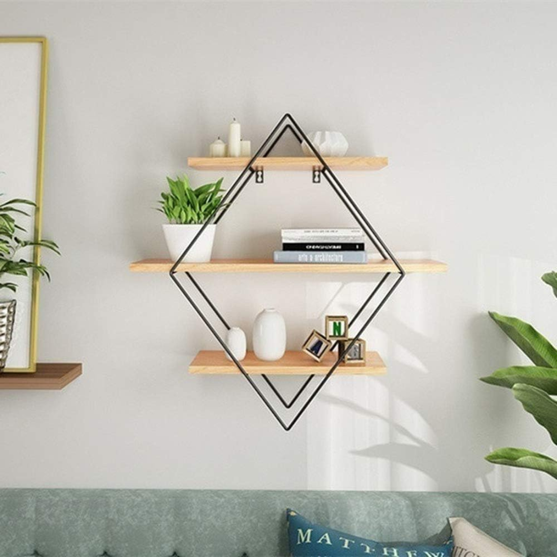 Diamond Wall Shelving Unit