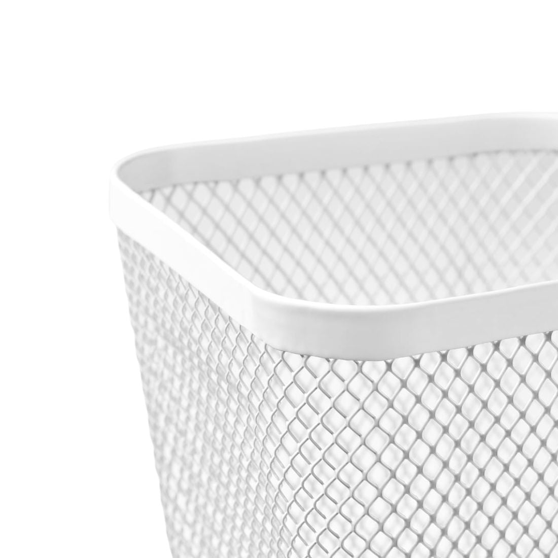 White Mesh Pen Holder