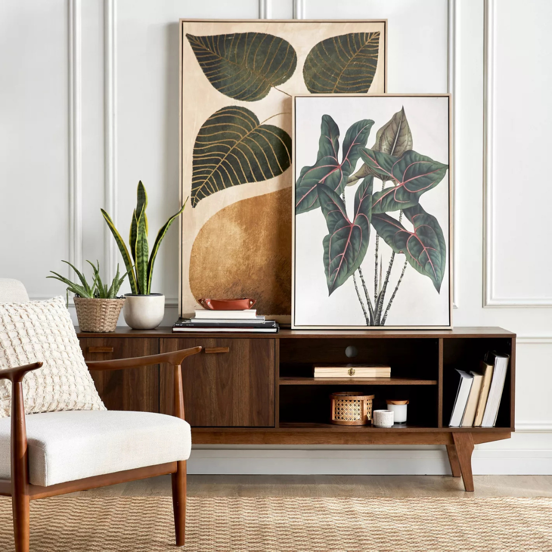 Walnut TV Unit