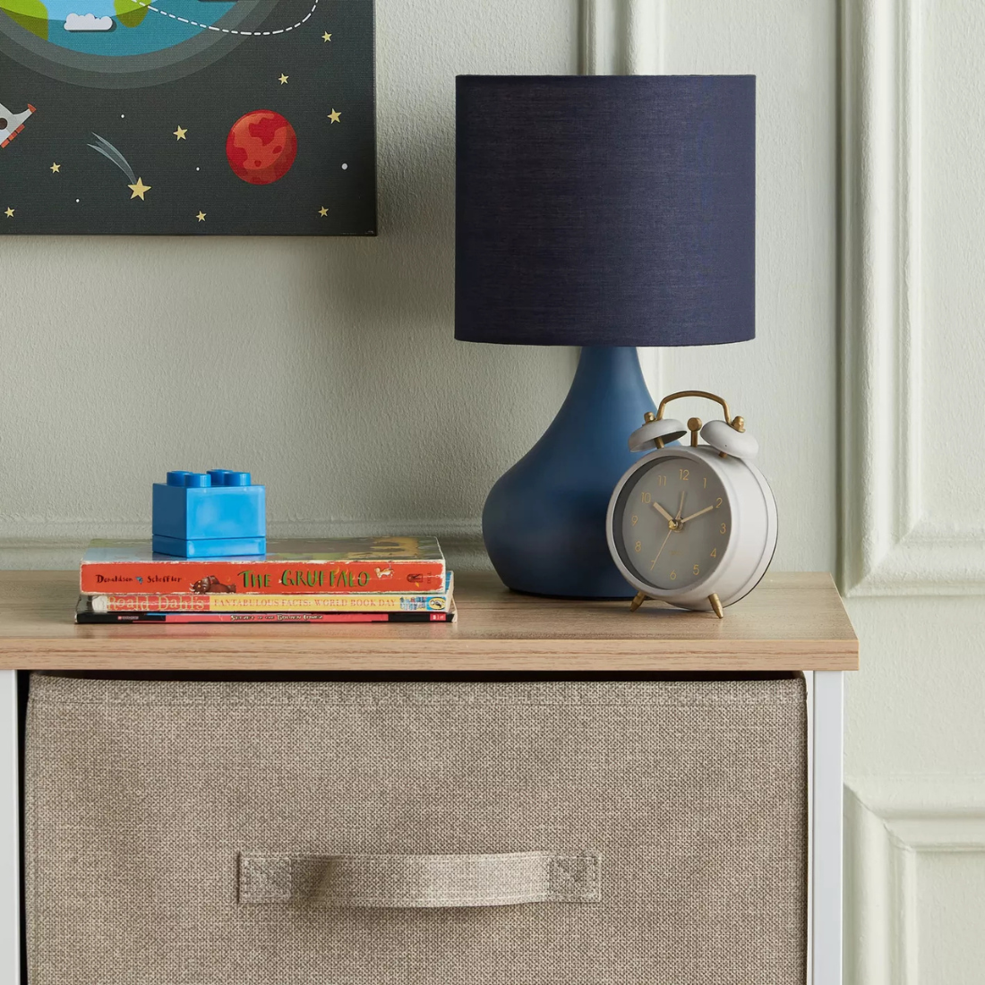 Blue Touch Table Lamp
