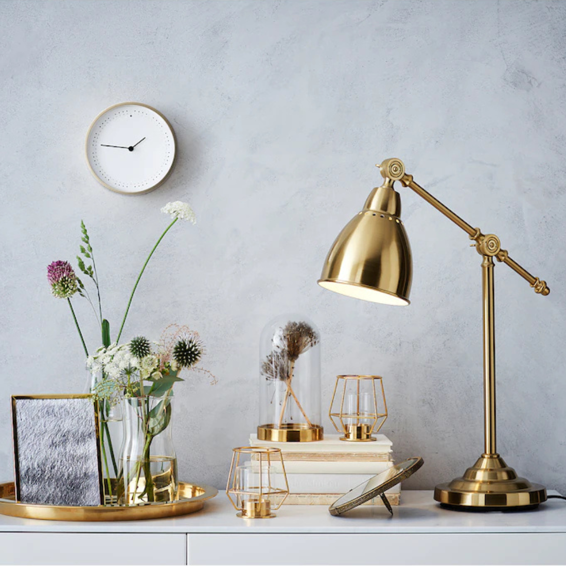 Gold Working Table Lamp