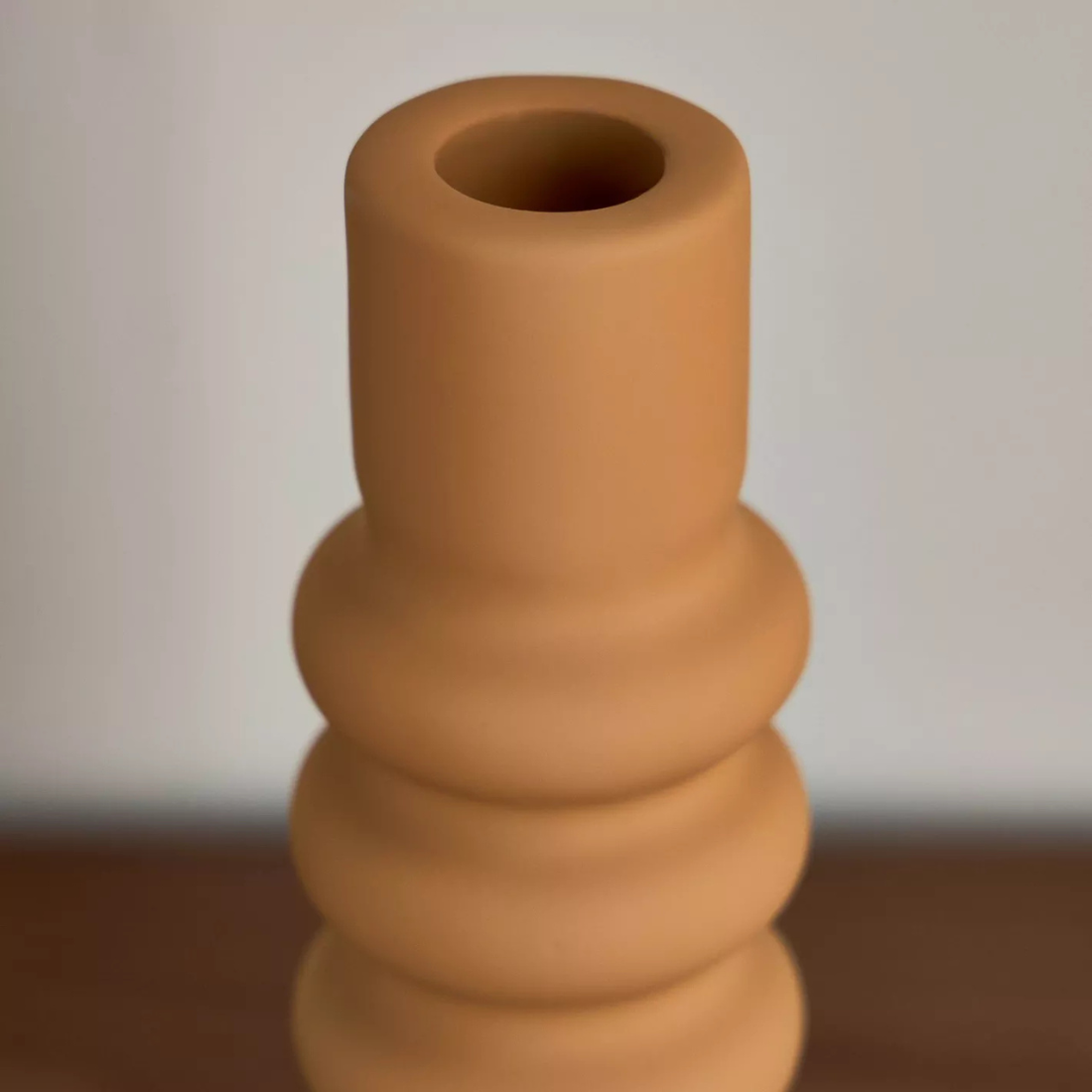 Mustard Taper Candle Holder