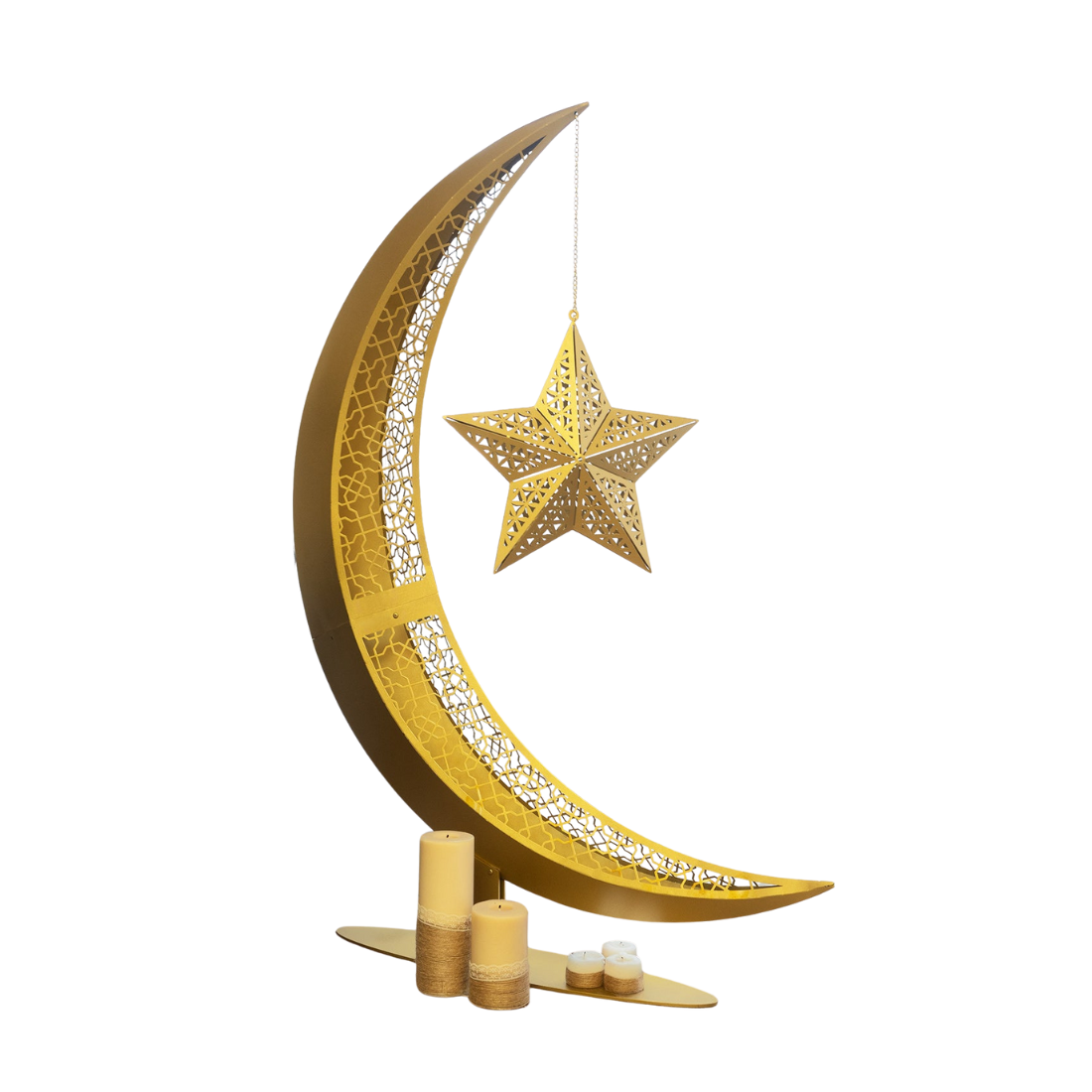 Gold LaserCut Crescent Stand