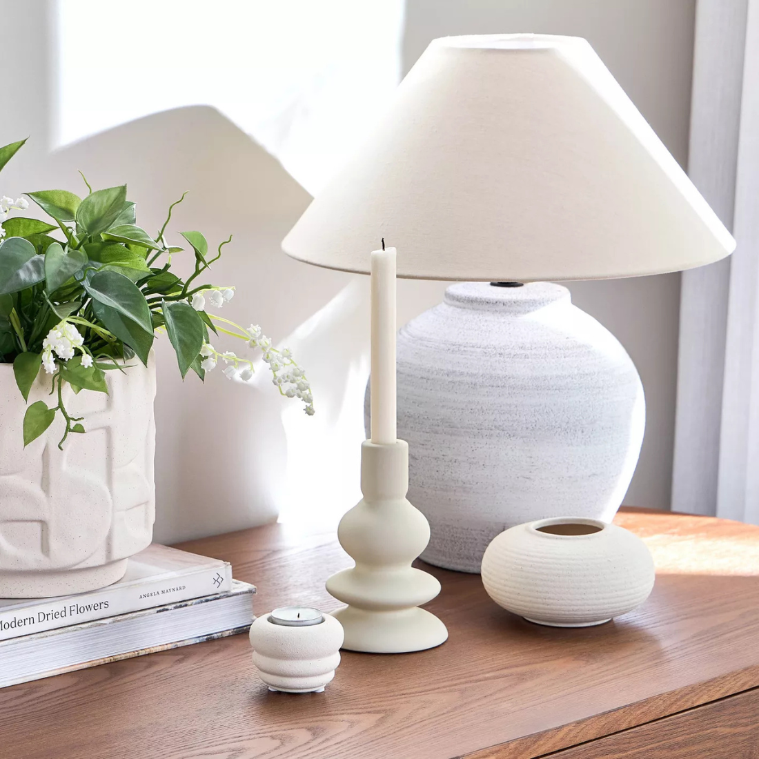 Pebble Taper Candle Holder