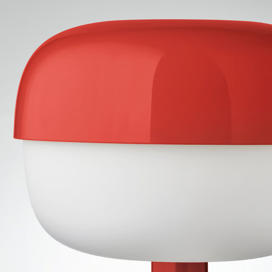Red Retro Table Lamp