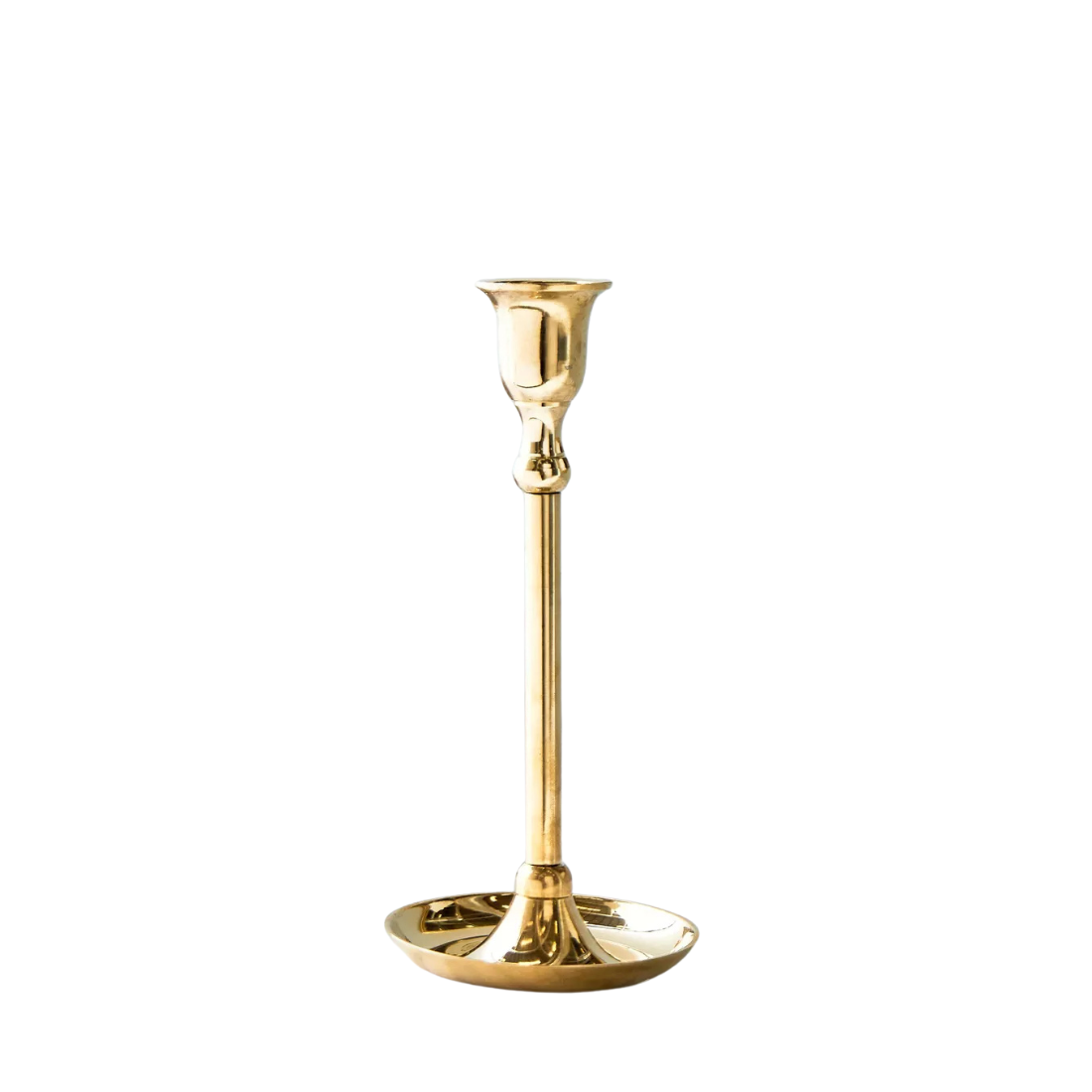 Gold Tall Taper Candle Holder