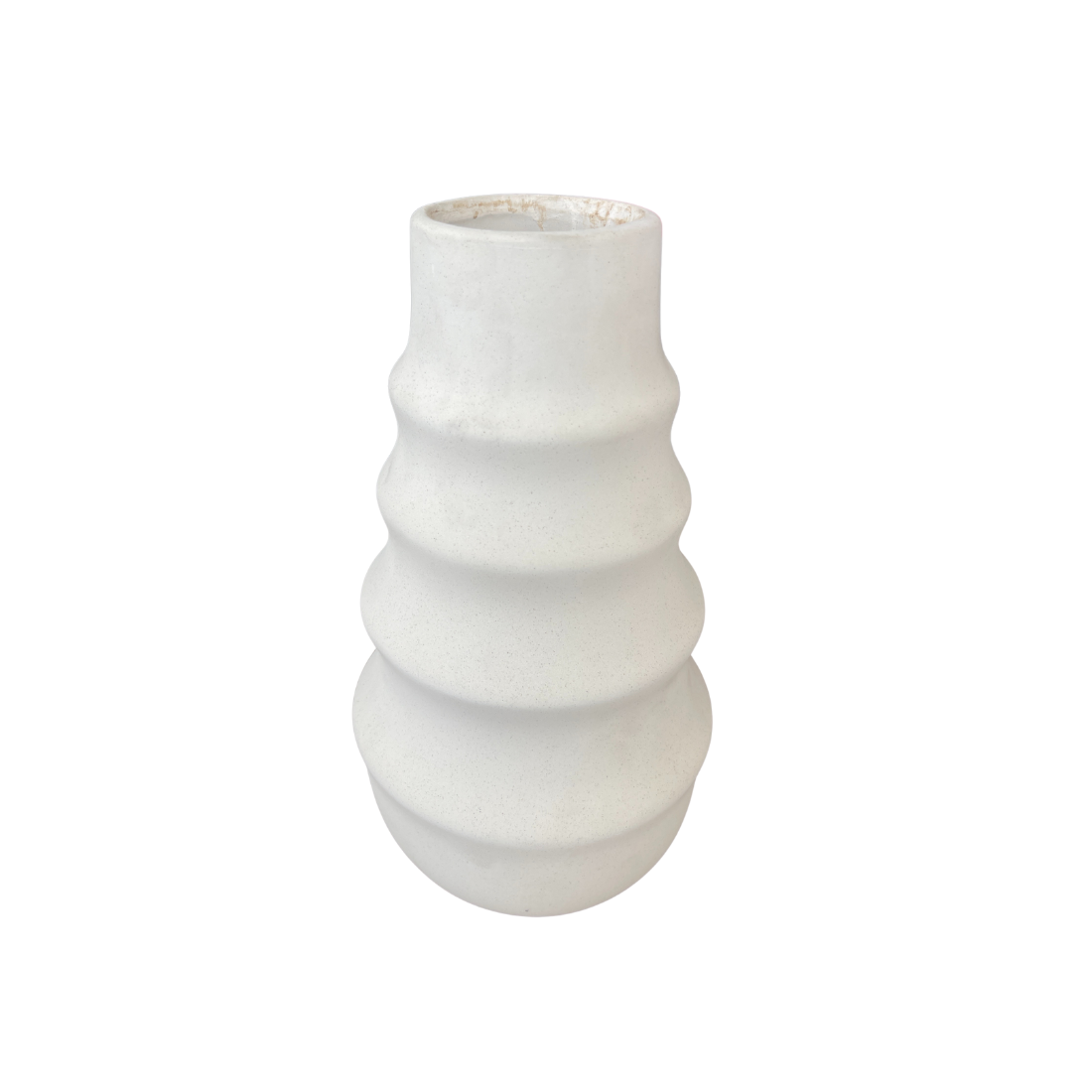 Tall Circular Ceramic Vase