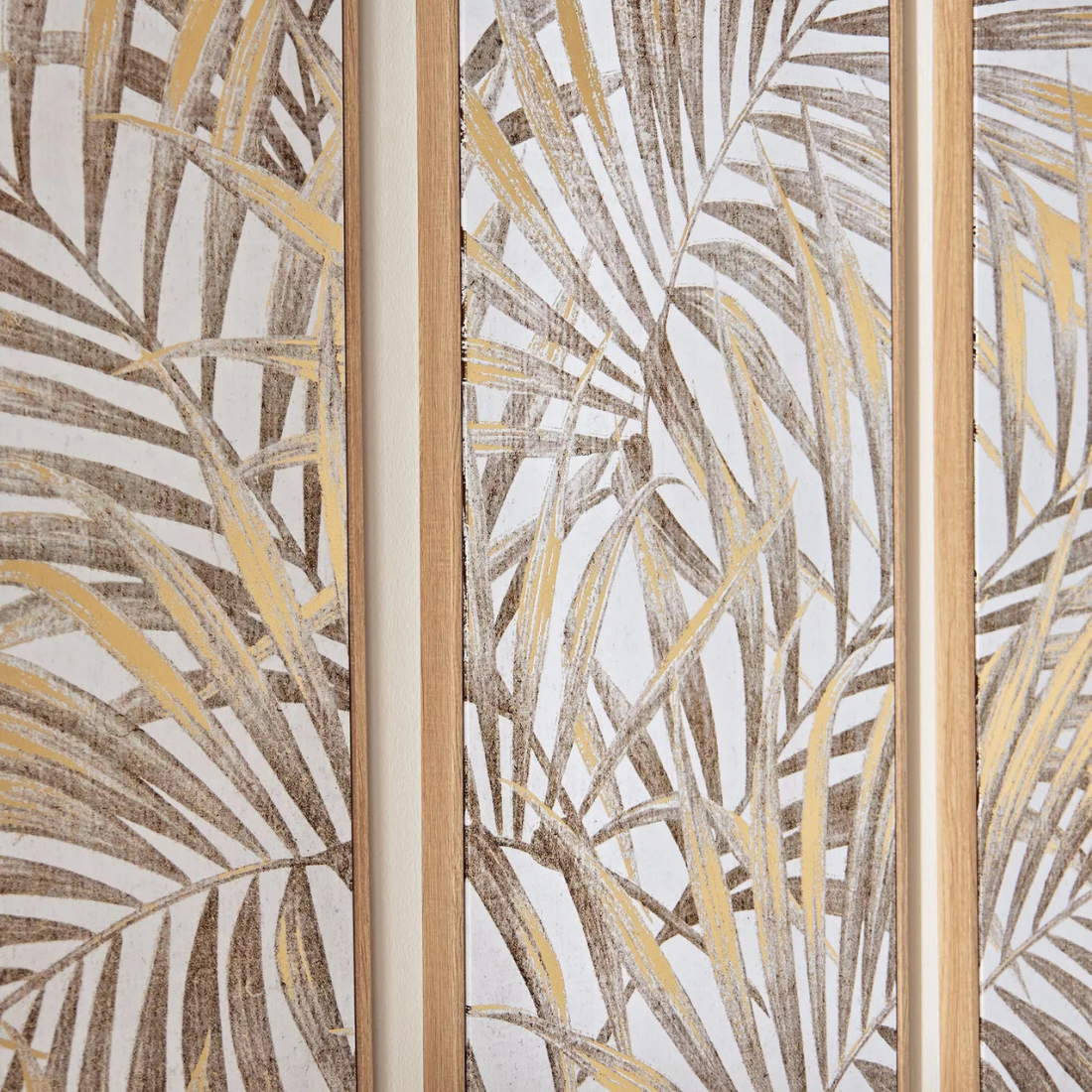 Leaves 3-Panel Framed Canvas Wall Art Set