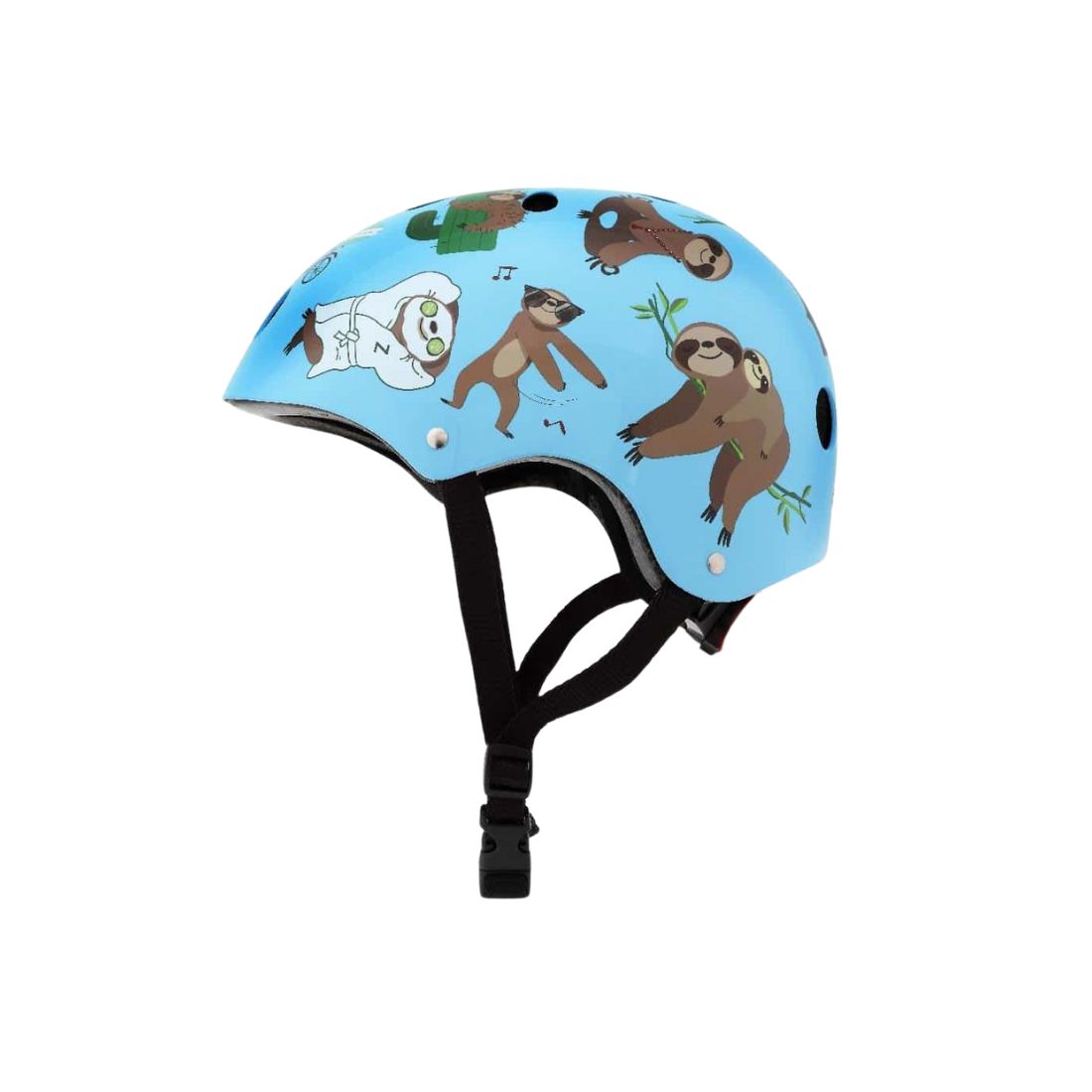 Blue Sloth Printed Helmet
