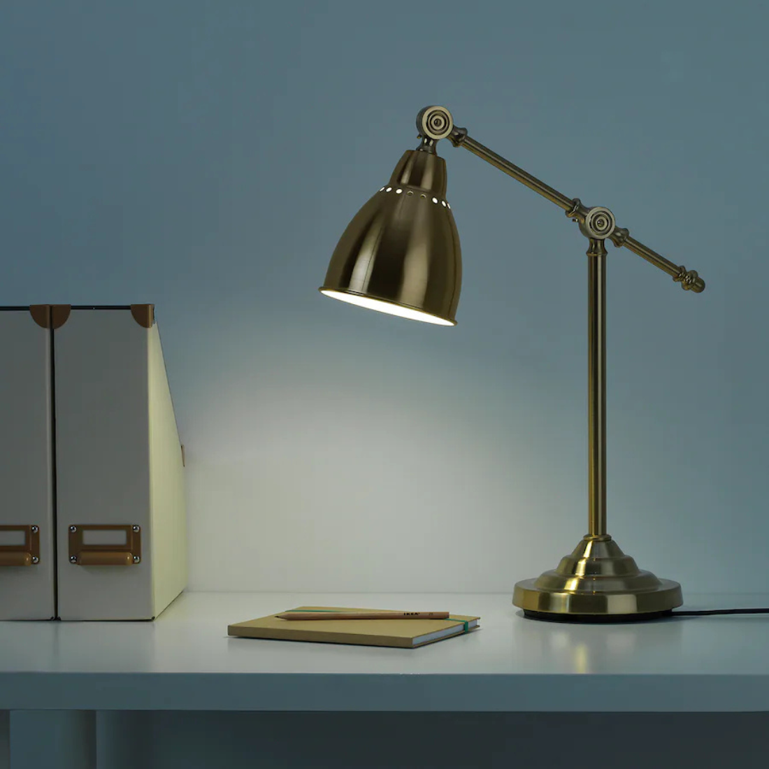 Gold Working Table Lamp