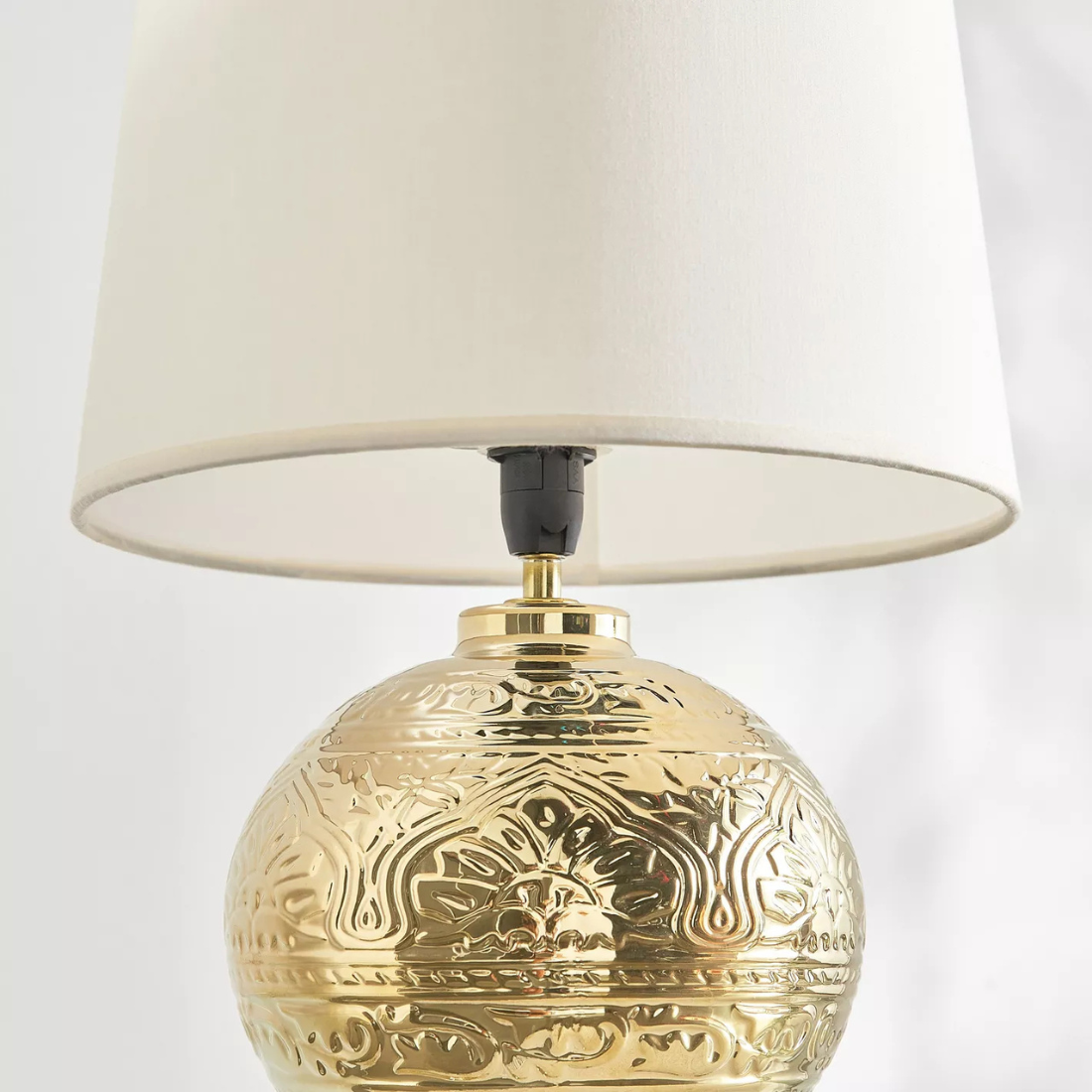 Gold Embossed Table Lamp