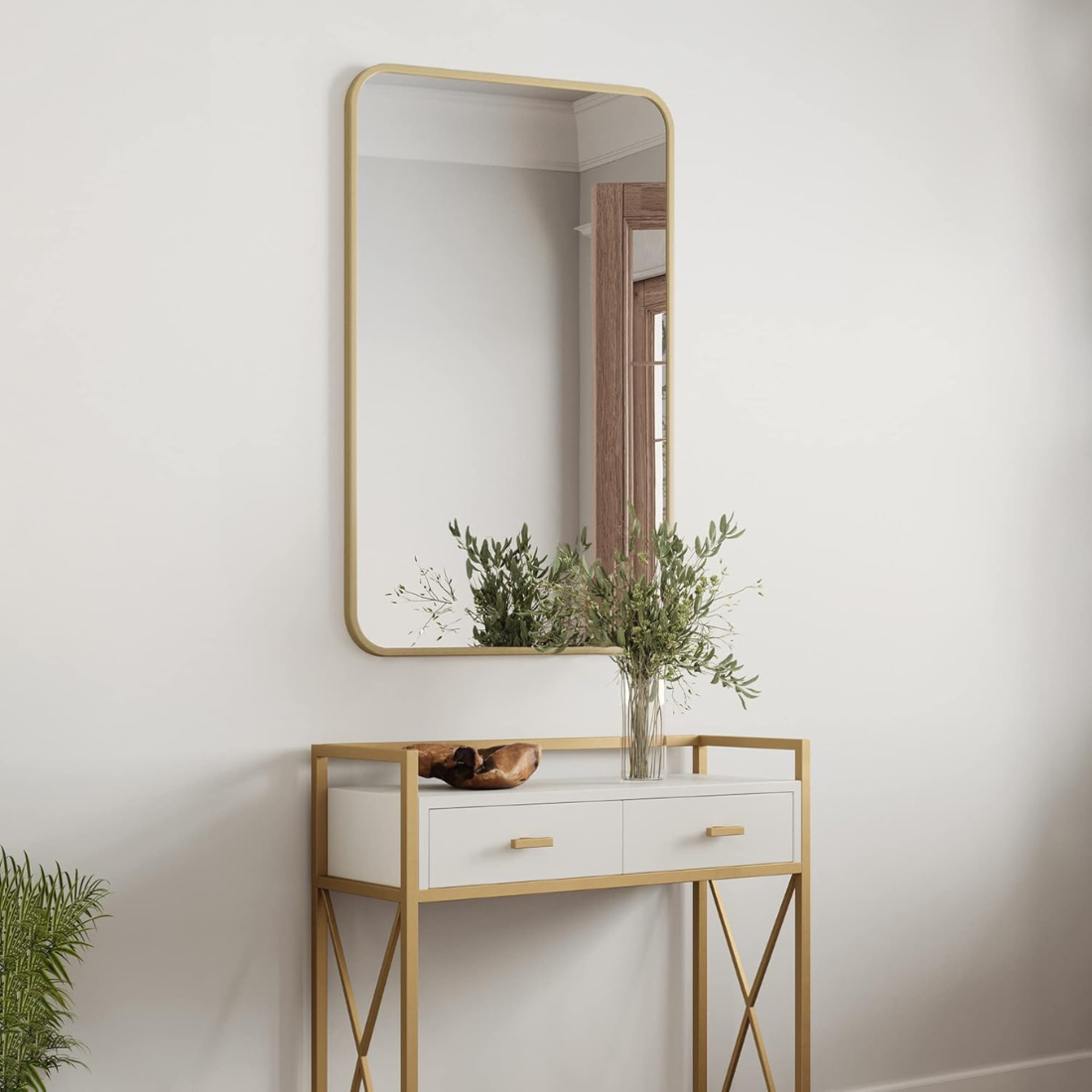Gold Framed Wall Mirror