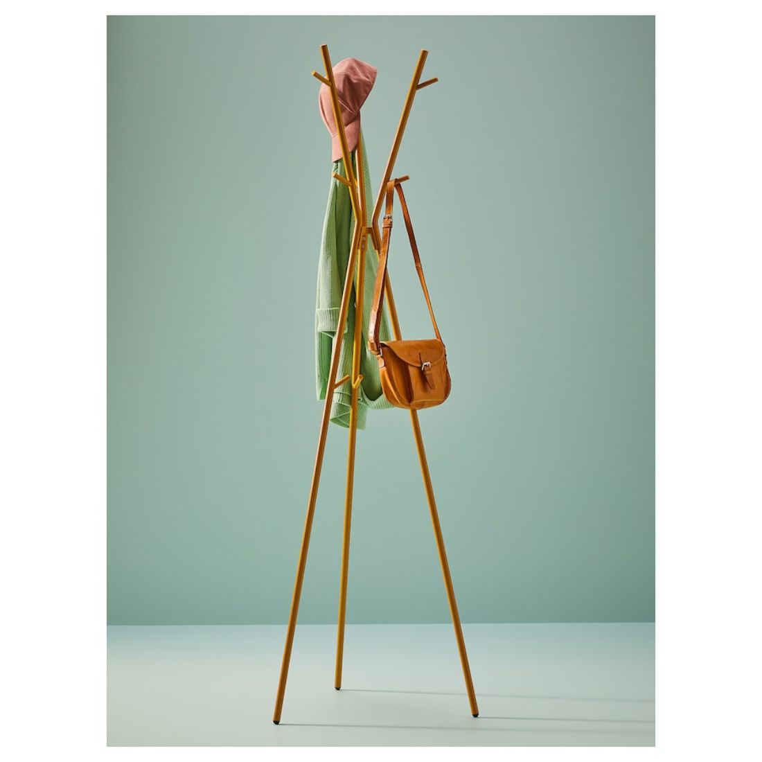 Dark Yellow Hat & Coat Rack