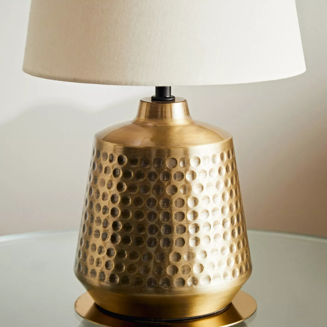Bronze Hammered Table Lamp