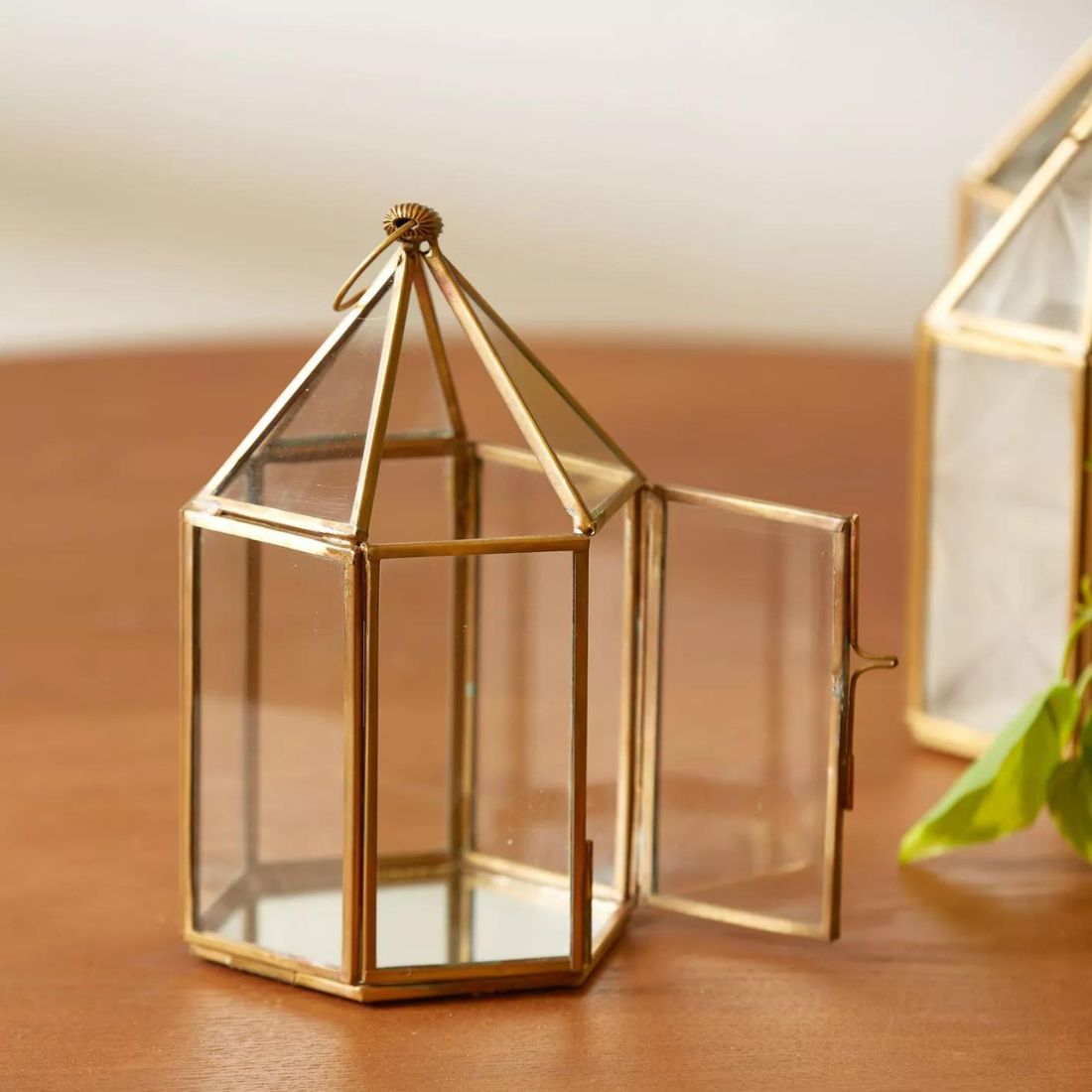 Small Lantern with Clear Glass