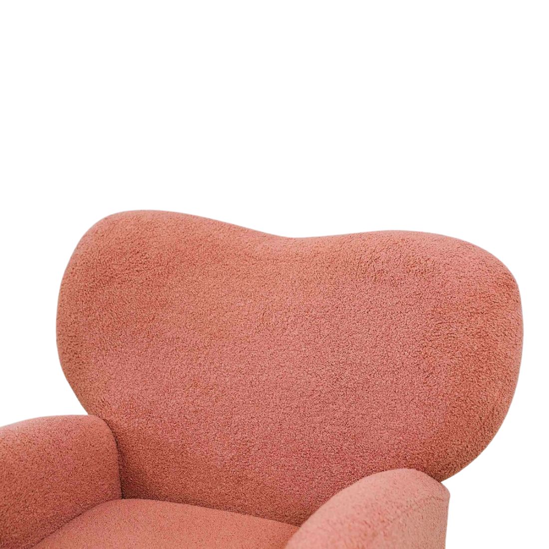 Dusty Pink Retro Accent Chair