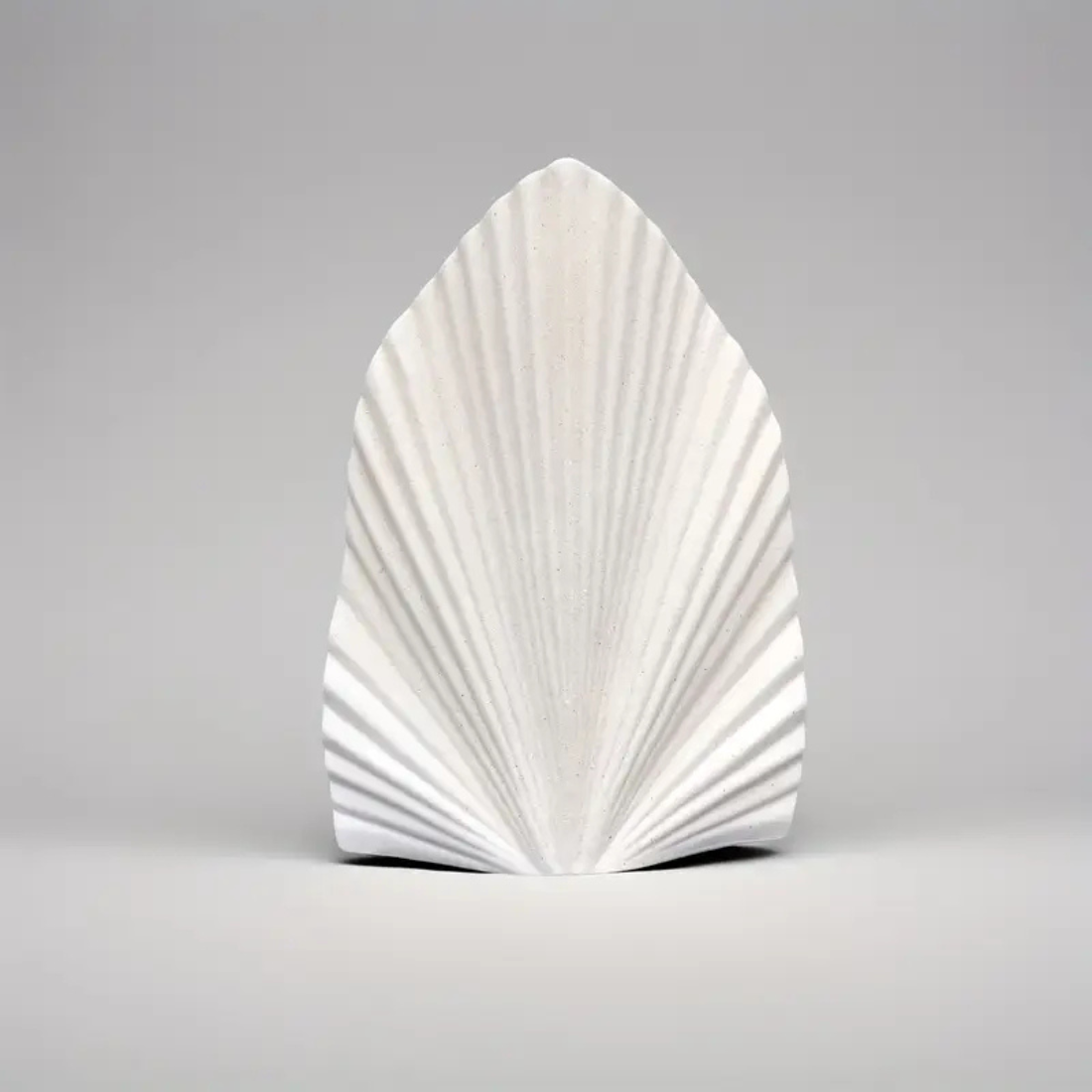 Leaf Ribbed Vase