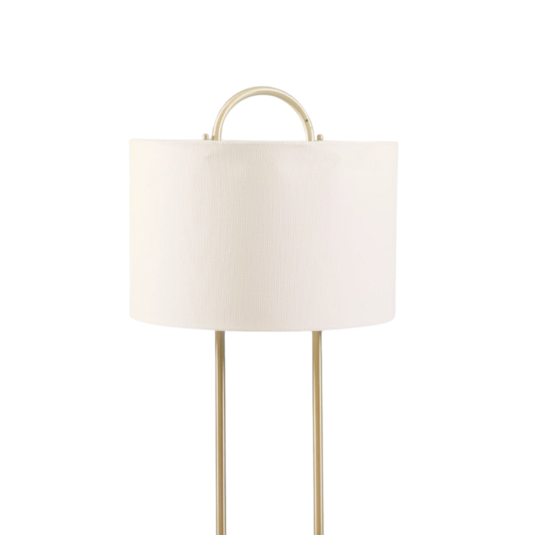 Gold U Floor Lamp with Marble Base