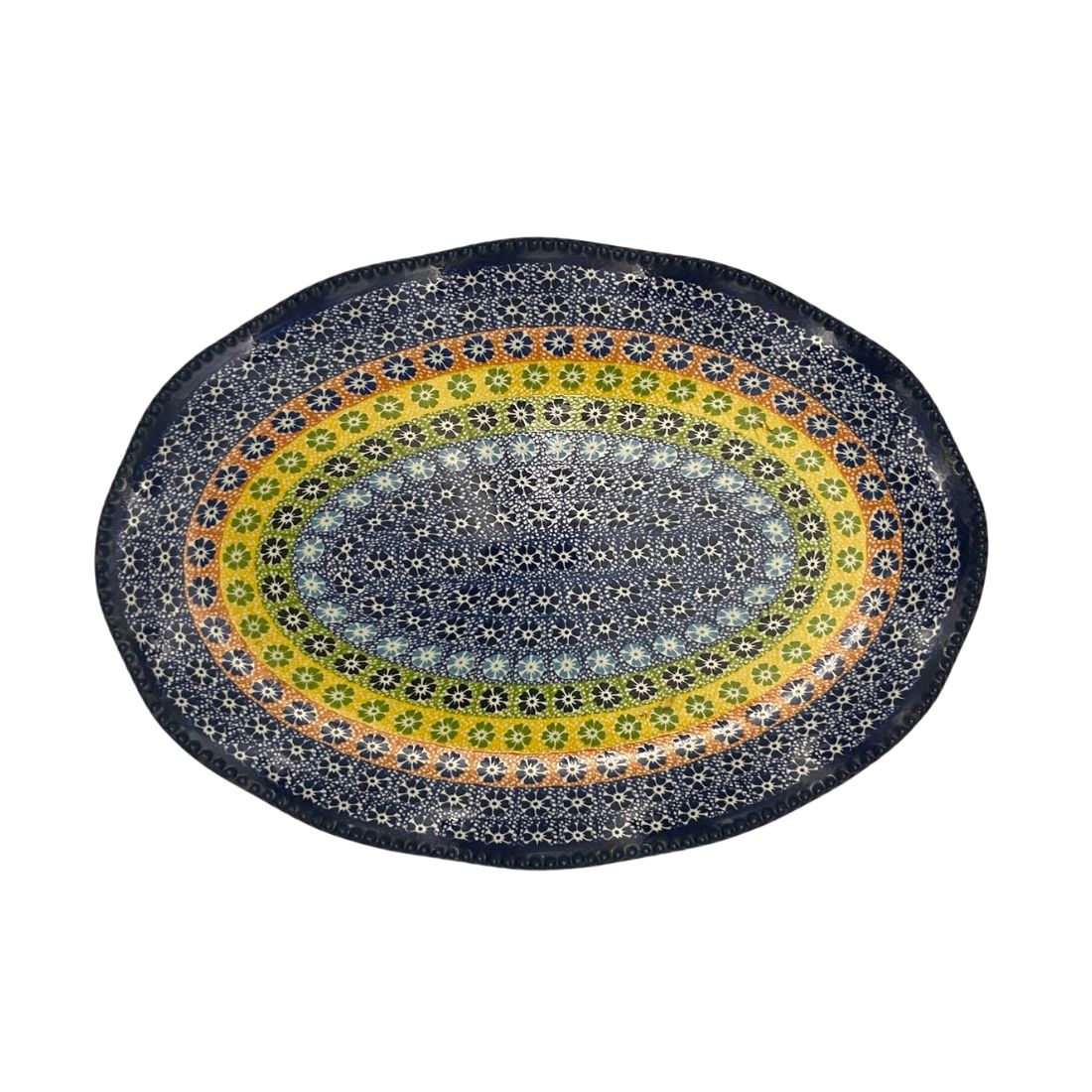 Hand Painted Ceramic Platter