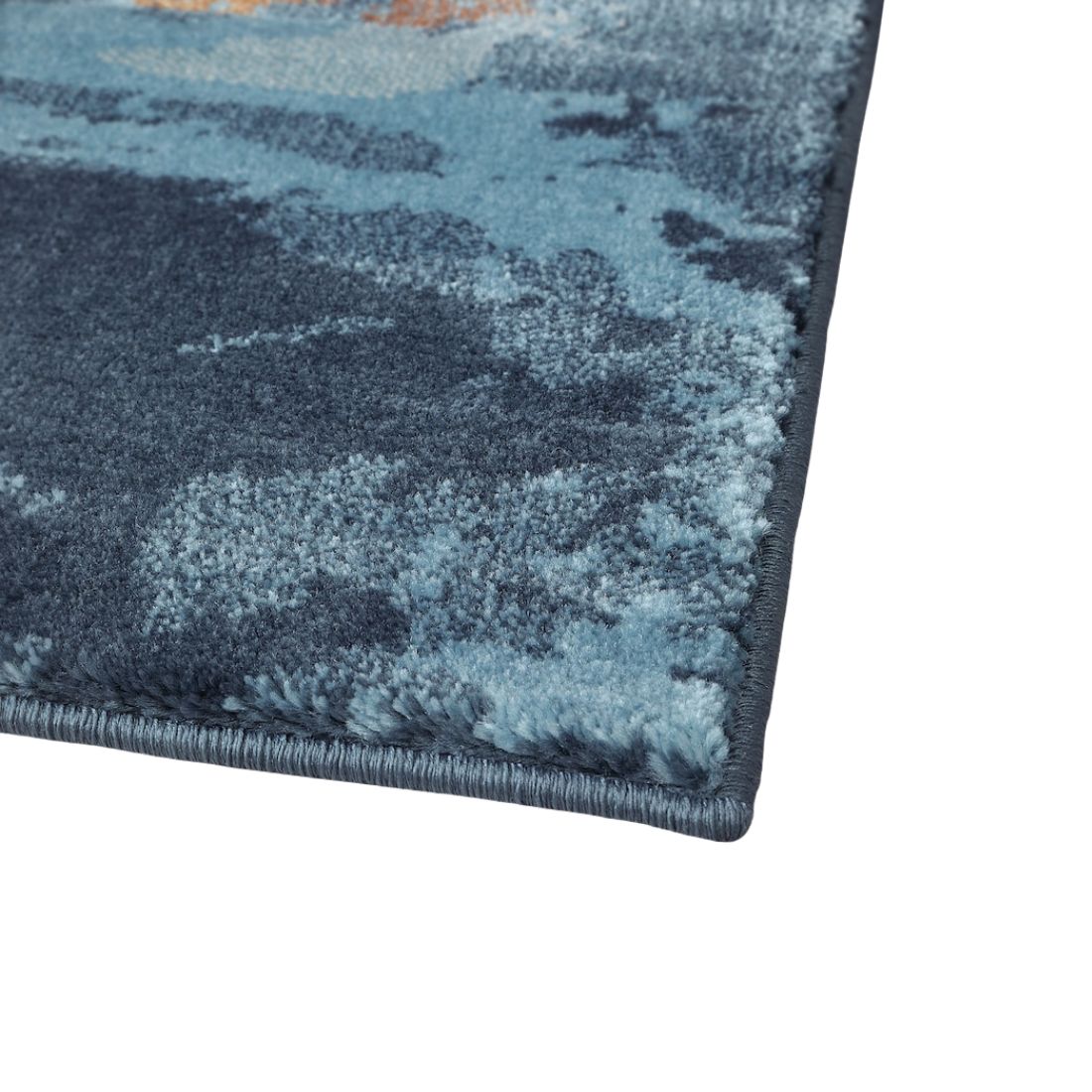 Blue Printed Rug