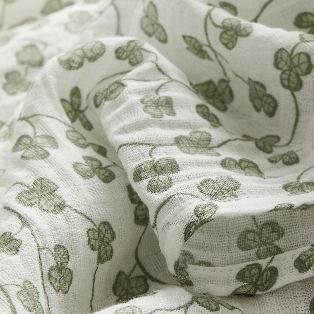White Clover Baby Blanket