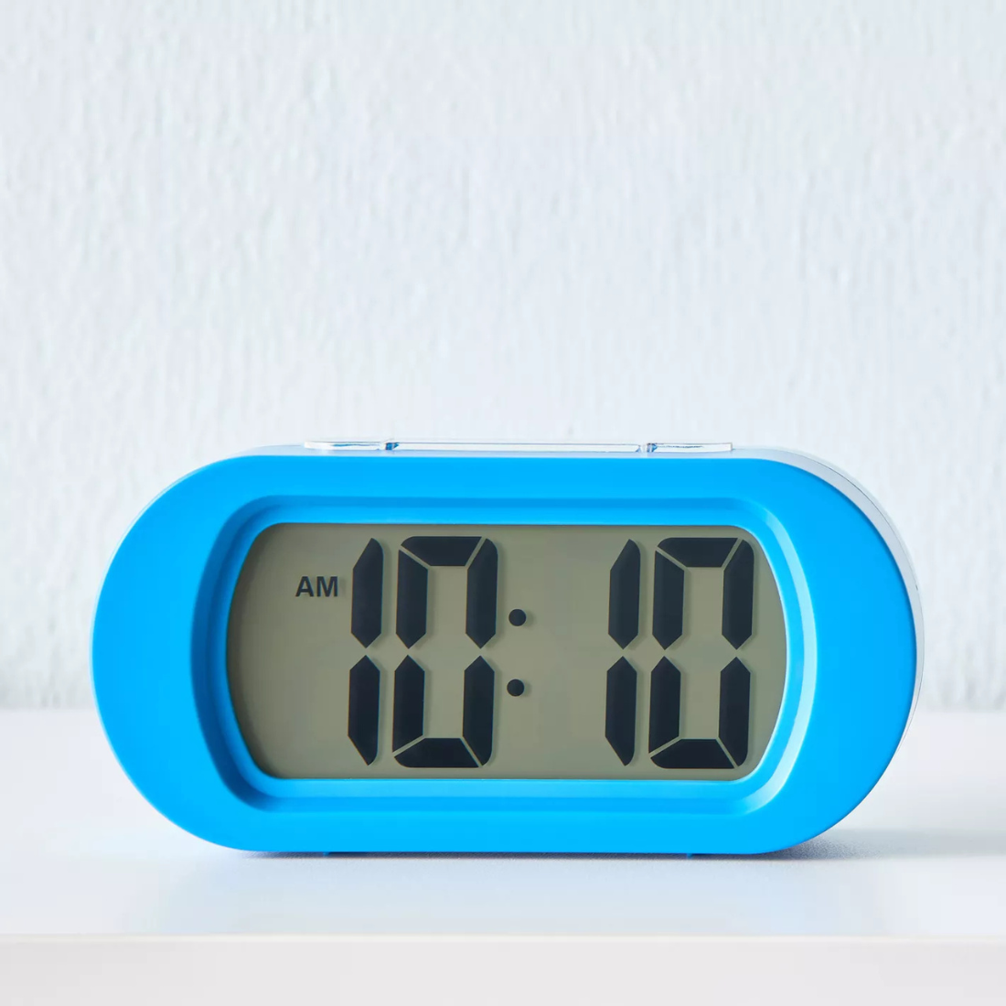 Blue Digital Alarm Clock