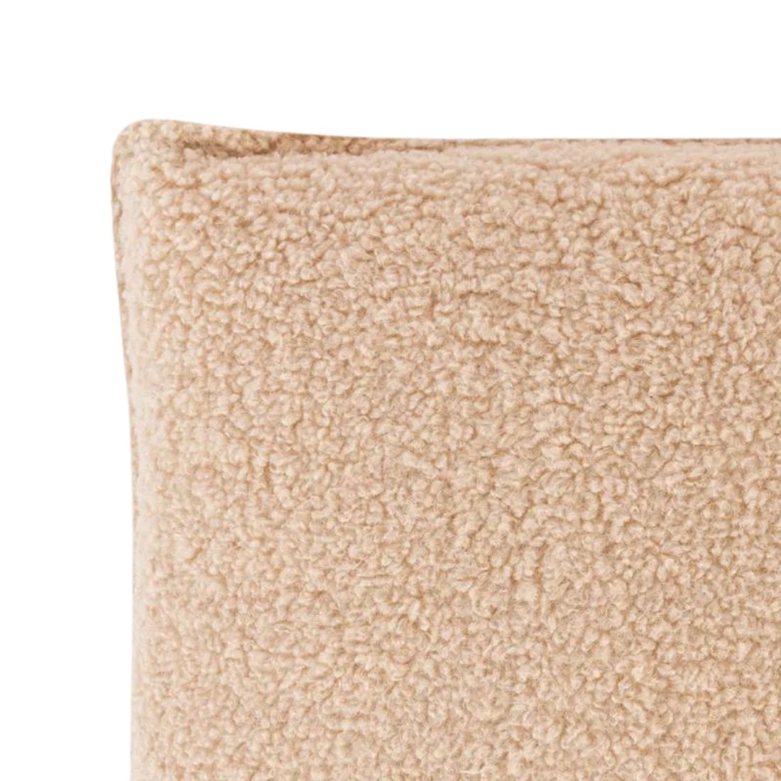 Peach Boucle Cushion