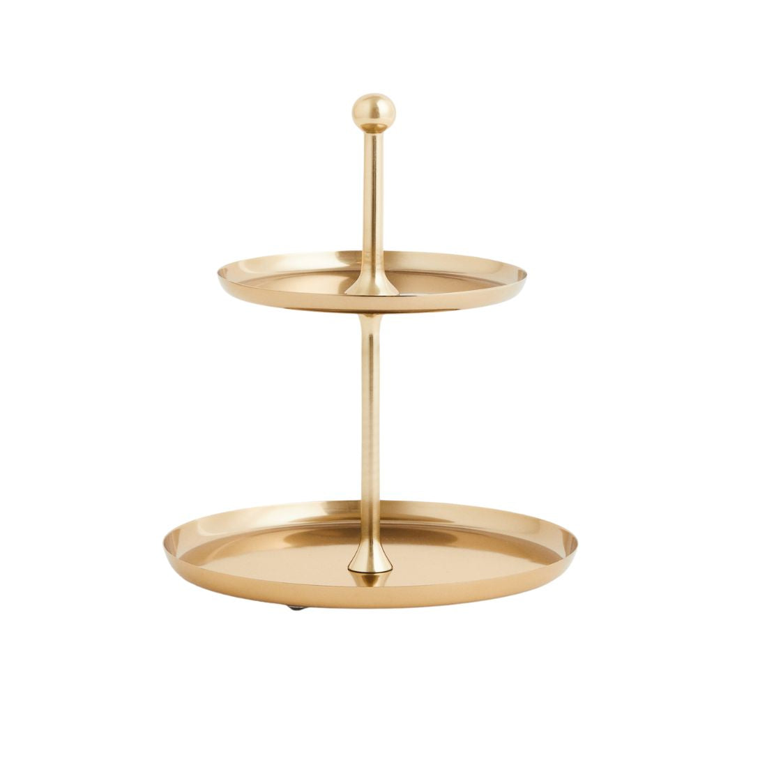 2 Tier Gold Serving Platter
