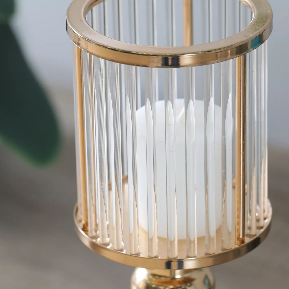 Crystal Strip Candle Holder
