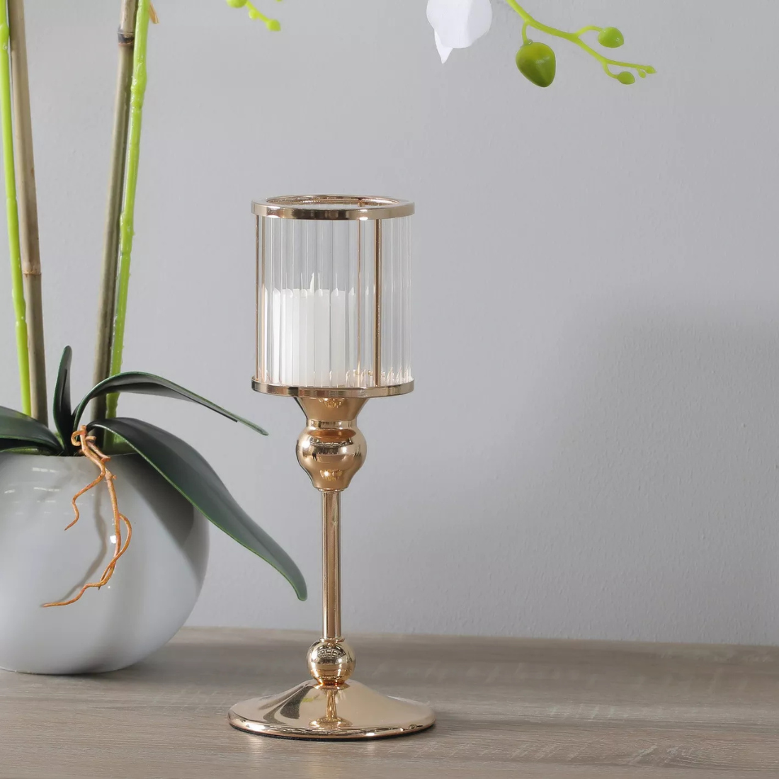 Crystal Strip Candle Holder