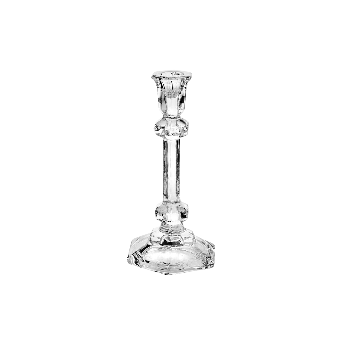 Crystal Taper Candle Holder Set