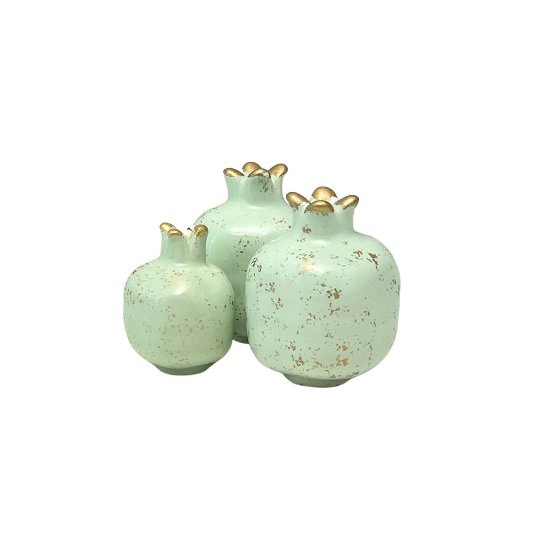 Set of 3 Pomegranate Figurines