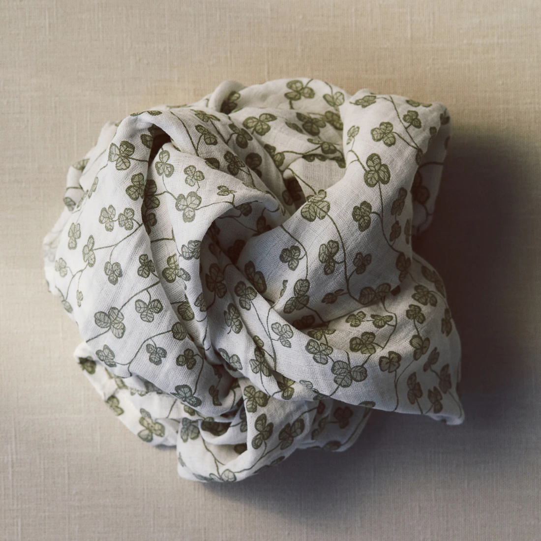 White Clover Baby Blanket