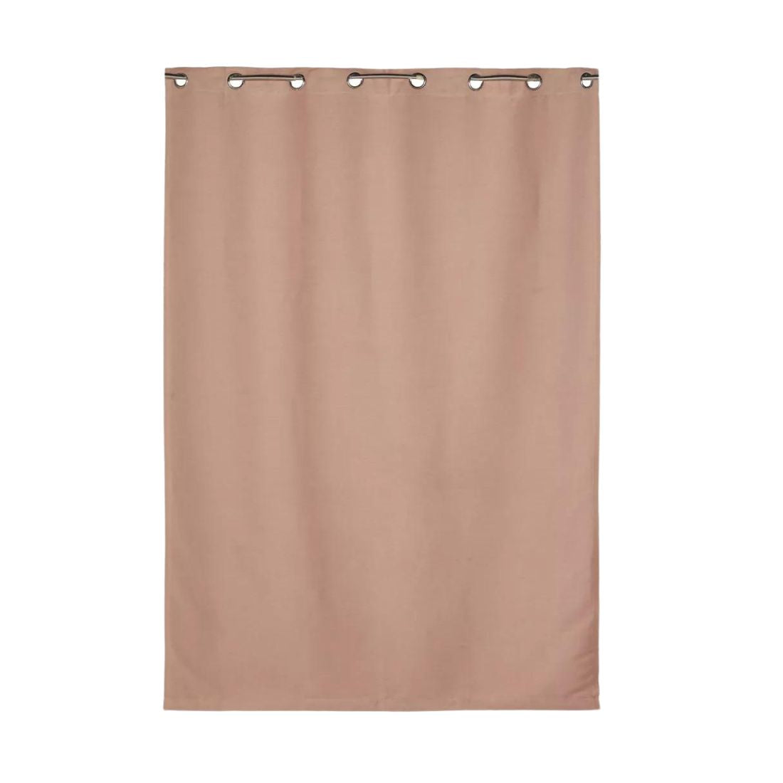 Pair of Pink Blackout Curtains with Rings