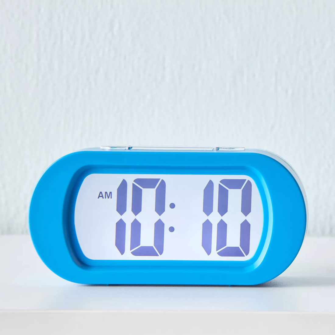 Blue Digital Alarm Clock
