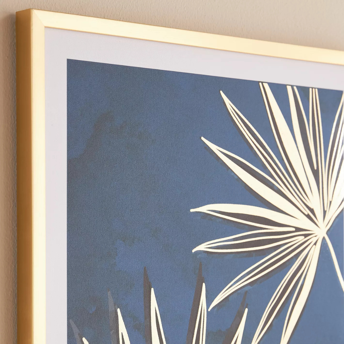 Gold Leaf Abstract Artwork