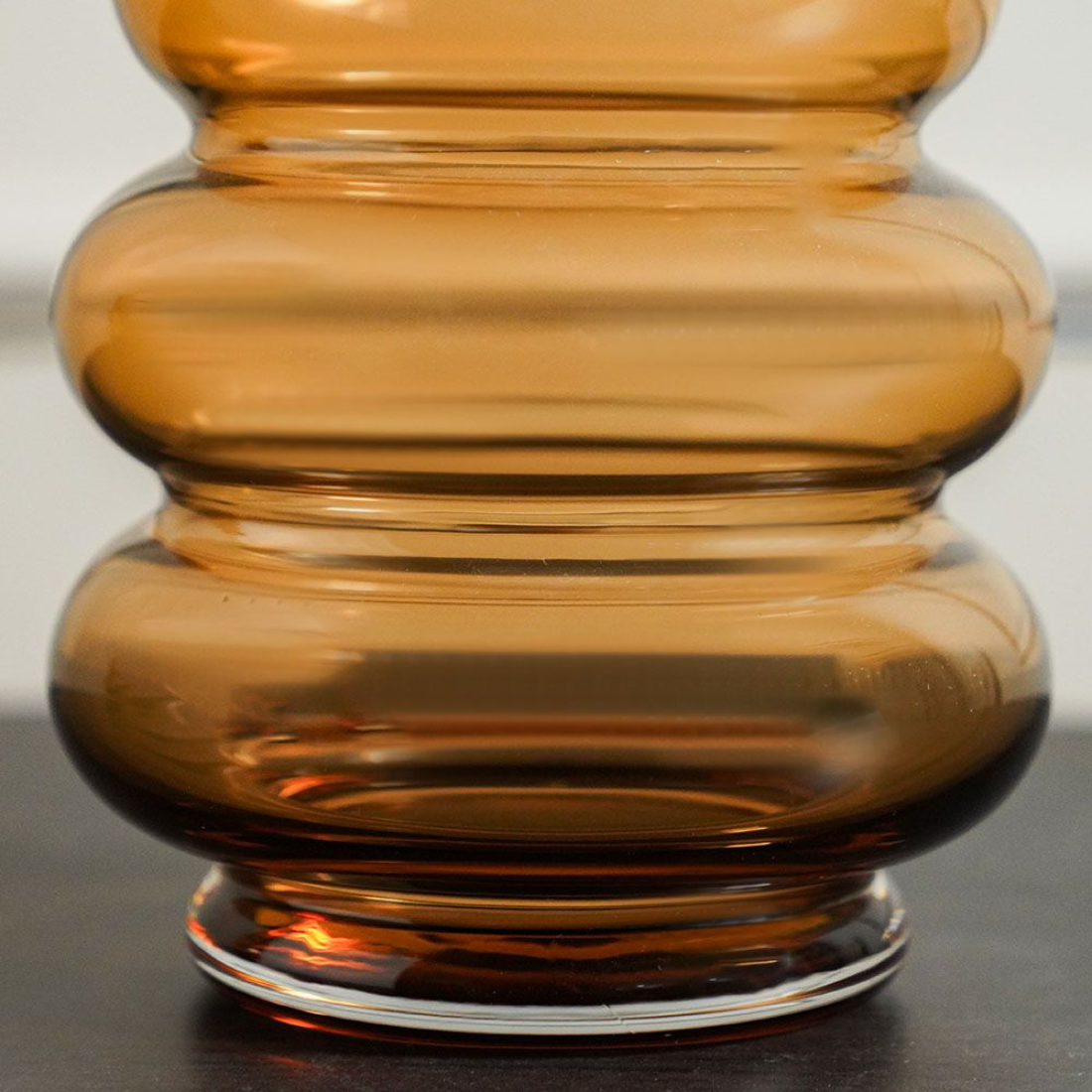 Brown Tall Conical Vase