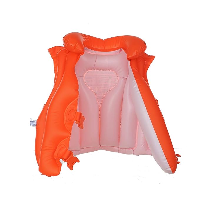 Kids Inflatable Orange Life Vest