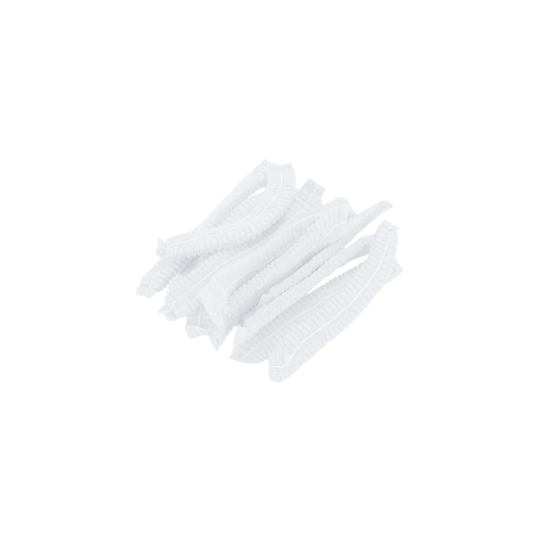 White Disposable Hairnets