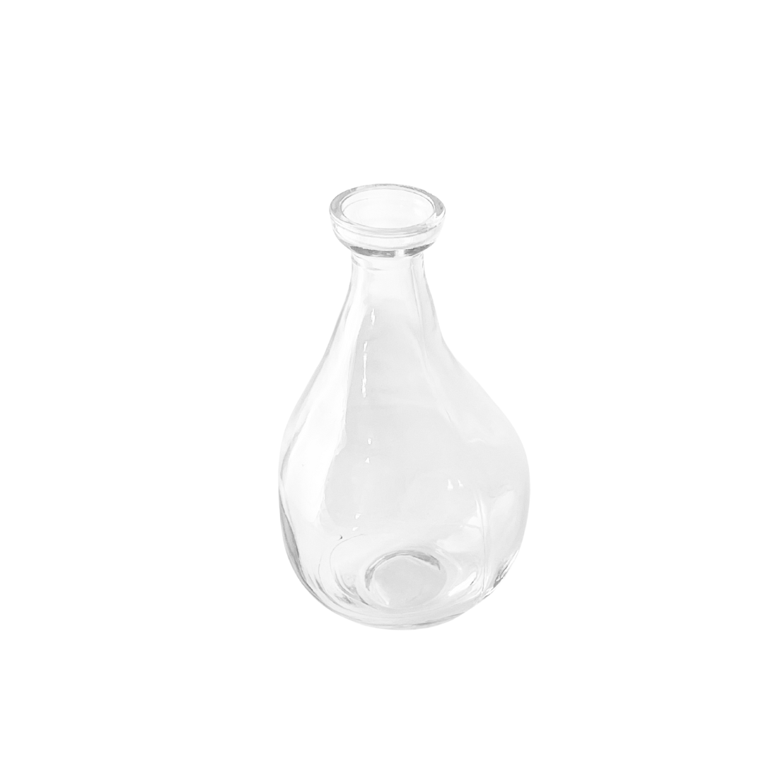 Clear Irregular Bulb Vase