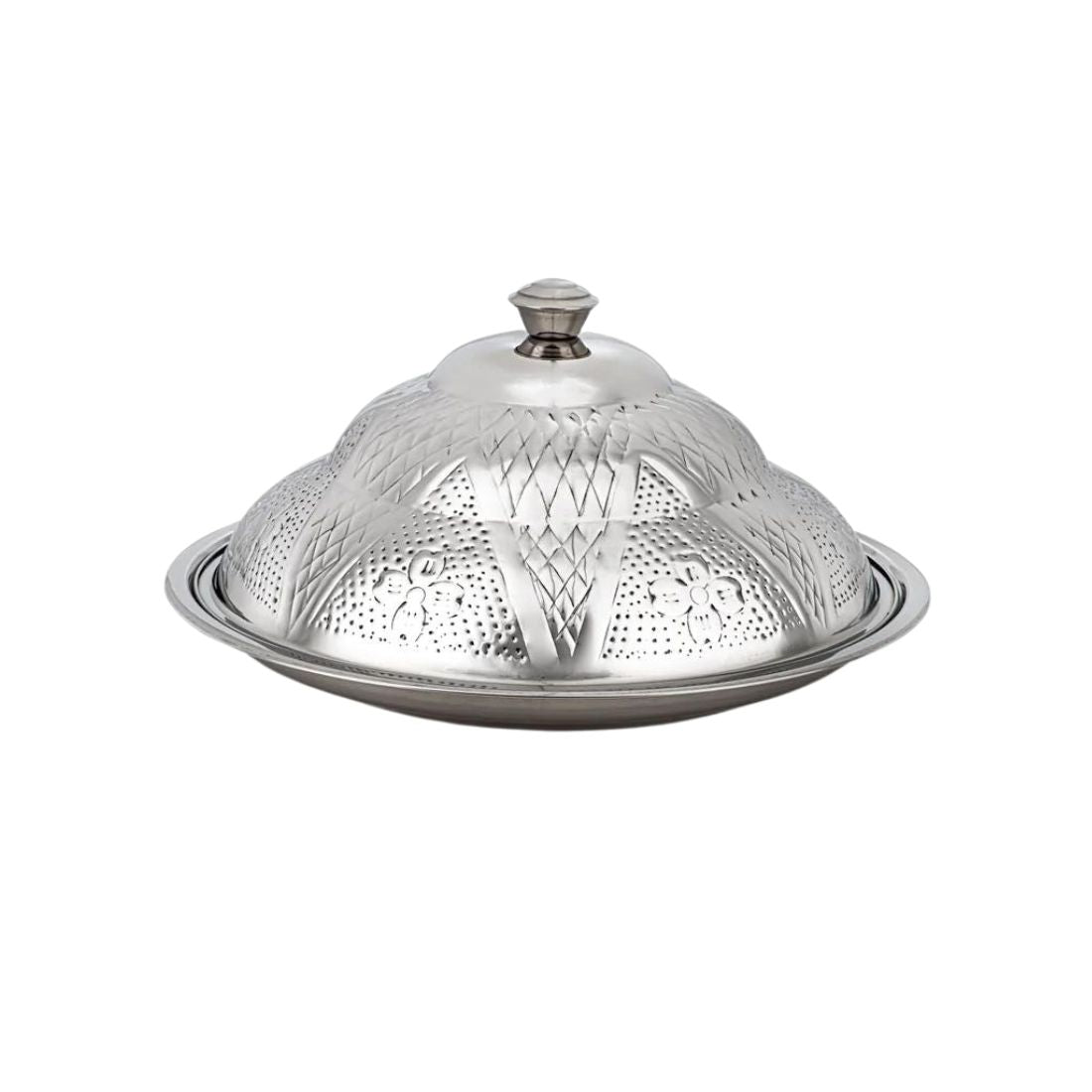 Hammered Silver Ouzi Platter