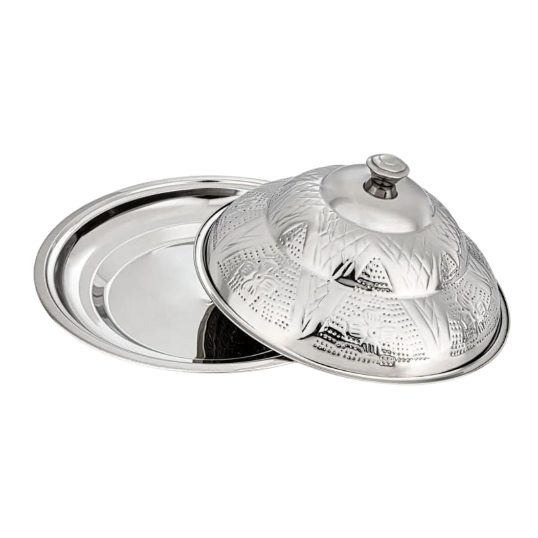Hammered Silver Ouzi Platter