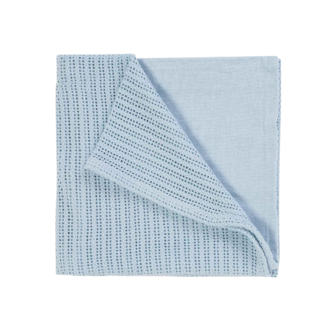 Baby Blue Mesh Baby Blanket