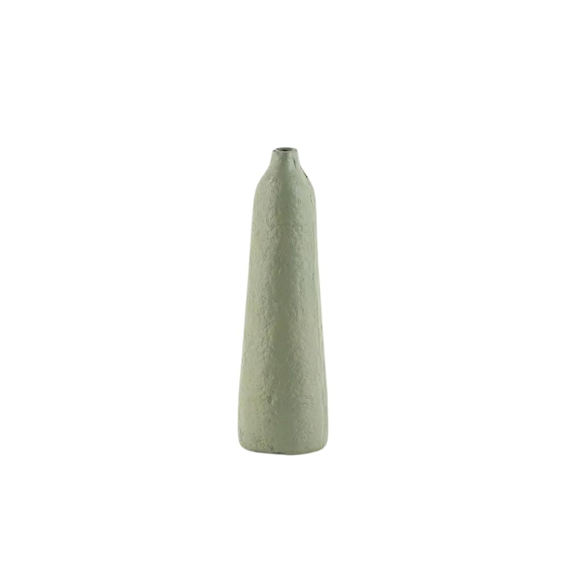 Green Ceramic Tall Vase