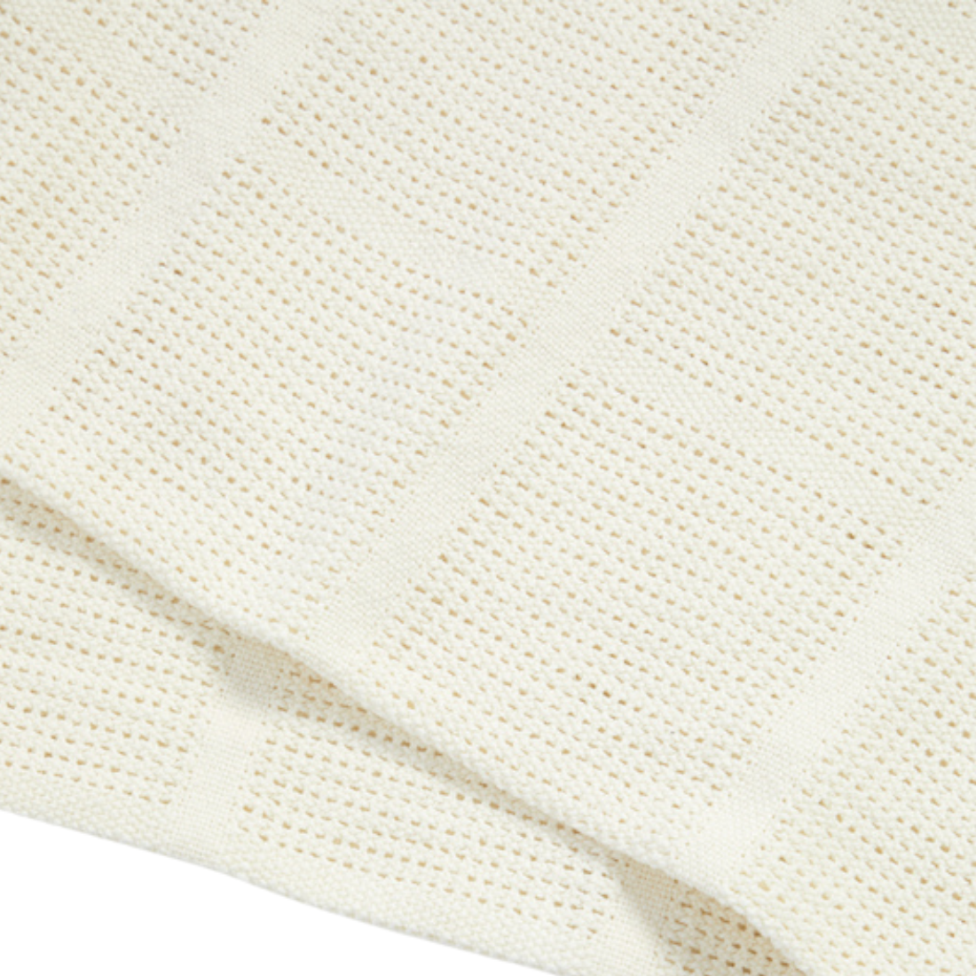 Off-White Baby Mesh Blanket