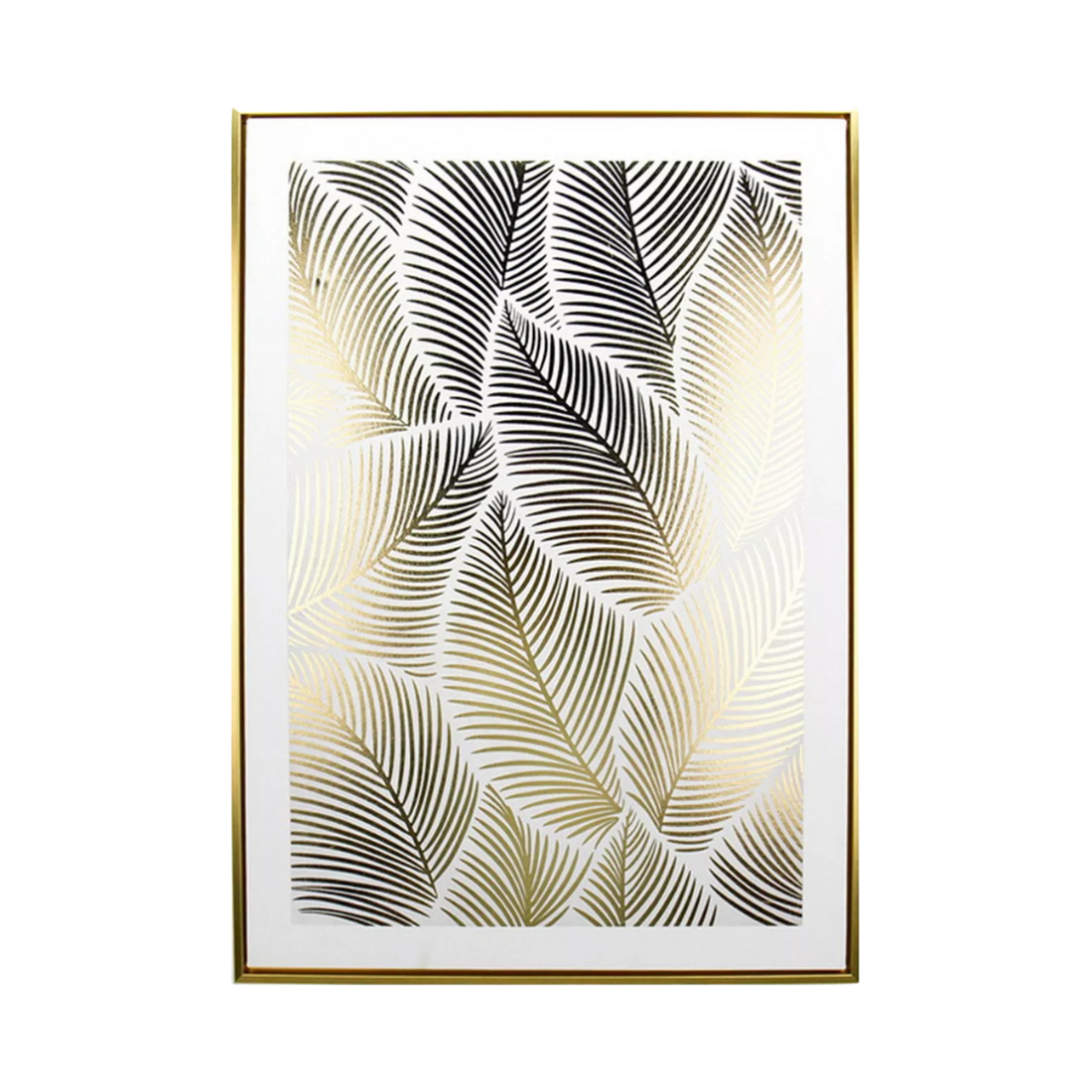 Gold Leaves Framed Artwork