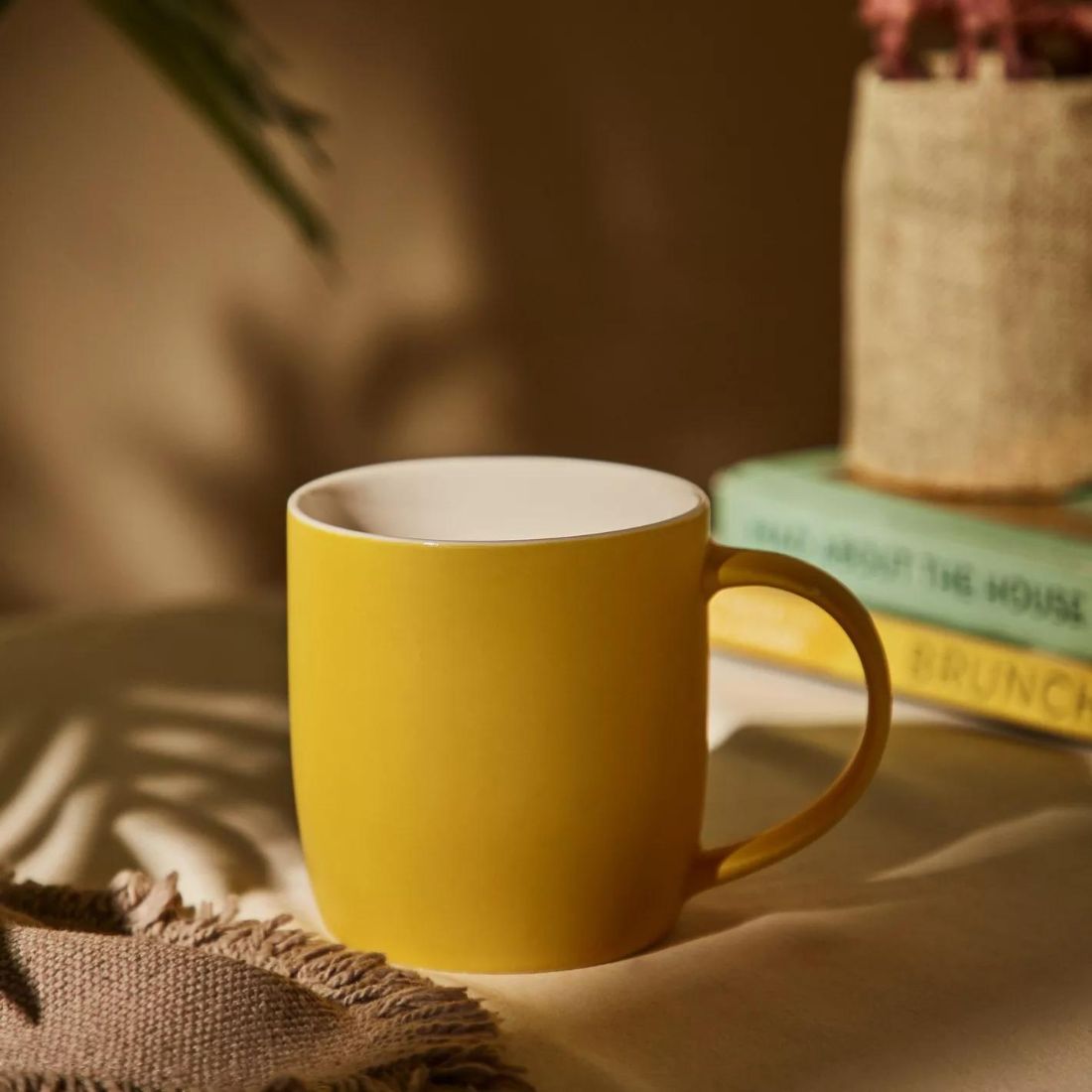 Yellow Porcelain Mug
