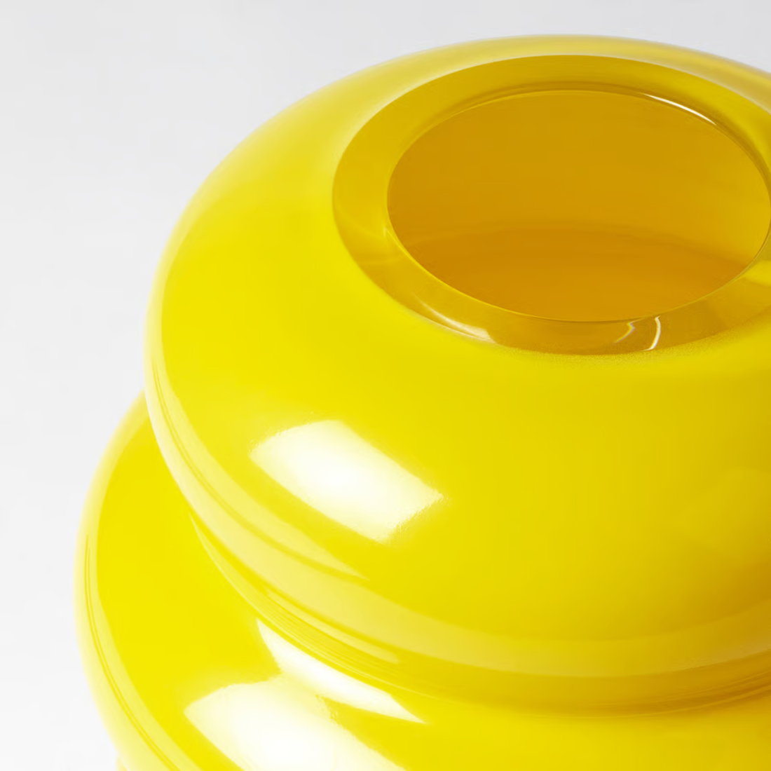 Yellow Glossy Vase